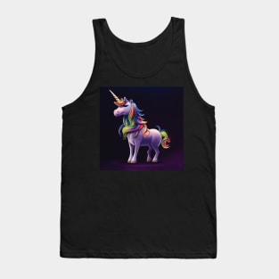 Rainbow Unicorn Art Tank Top